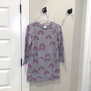 EUC Rainbow Gymboree Outlet Long Sleeve Sweater Dress Size L Large 10 12 NWOT
